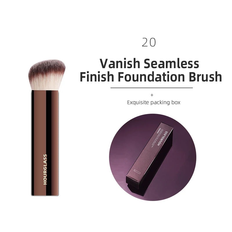 Hourglass Makeup Brushes Powder Foundation Concealer Blusher Bronzer Eye Shadow Eyebrow Eyeliner Sculpting Brush