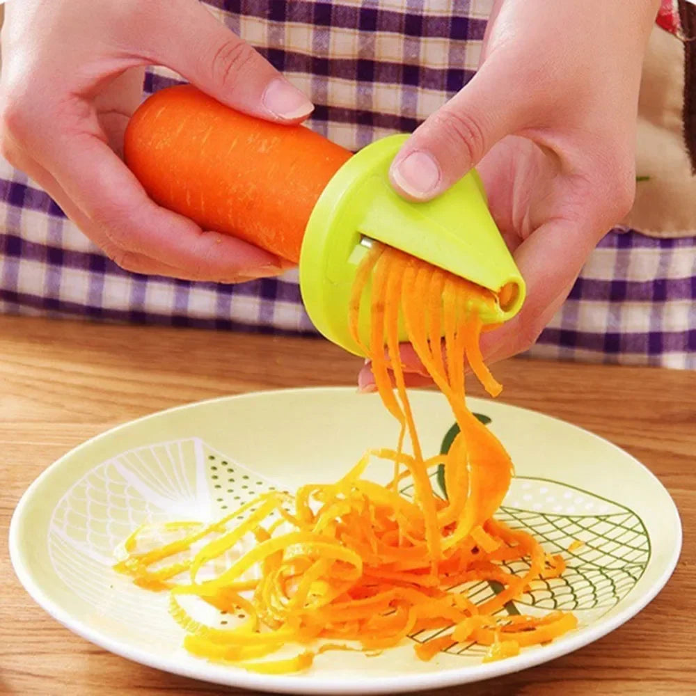 Multifunction 3 In 1 Spiralizer Vegetable Slicer Carrot Spiral Slicer Cutter Zucchini Pasta Noodle Spaghetti Maker Kitchen Tool