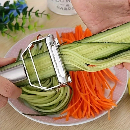 Multifunctional Kitchen Peeler Vegetable Fruit Peeler Stainless Steel Durable Potato Slicer Household Shredder Carrot Peeler