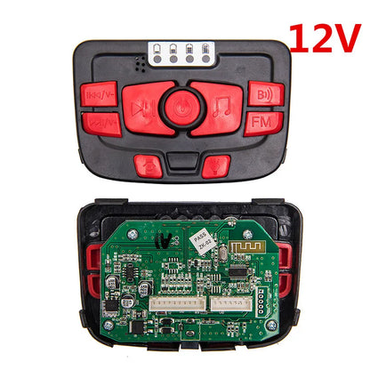 12V 24V 301 302 303 JR1927M 2.4G Bluetooth Multifunctional Central Control Panel for Kids Powered Ride on Car Replacement Parts