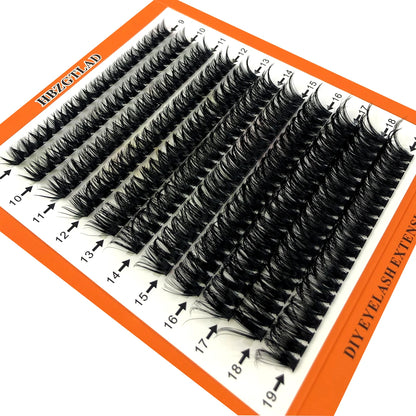 30D 40D 60D 80D Mixed Tray Individual Lashes 3D Russia Volume Eye Lashes Soft Natural Lashes Mink Lash Cluster False Eyelashes