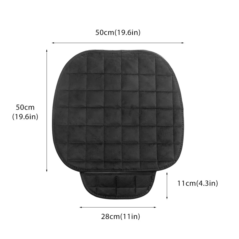 Car Seat Cover Winter Warm Universal Seat Cushion Anti-slip Front Chair Breathable Pad for Vehicle Auto Truck Seat Protector