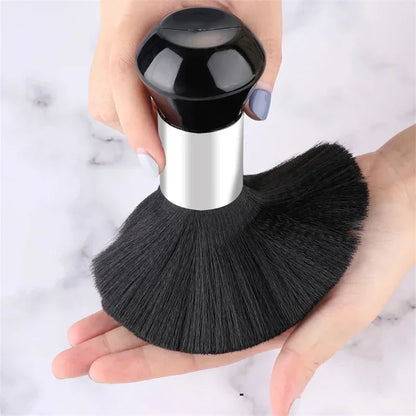 Black Hairdressing Sweeping Neck Hair Cleaning Duster Hair Cutting Brush for Barbershop Hair Cut Brush Tools Barber AccessoriesB