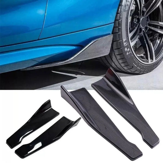 Universal Car Front Rear Bumper Strip Lip Spoiler Diffuser Splitter Scratch Protector 48CM Length For Audi BMW HONDA