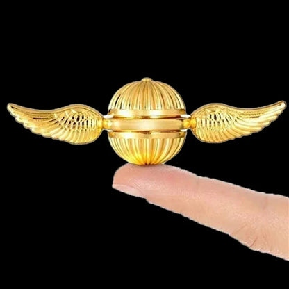 Fidget Spinner Toys Golden Snitch Metal Anti Stress Hand Spinner Toys Spinning Gyro Finger Rotation Gyroscope Toy for Kids Adult