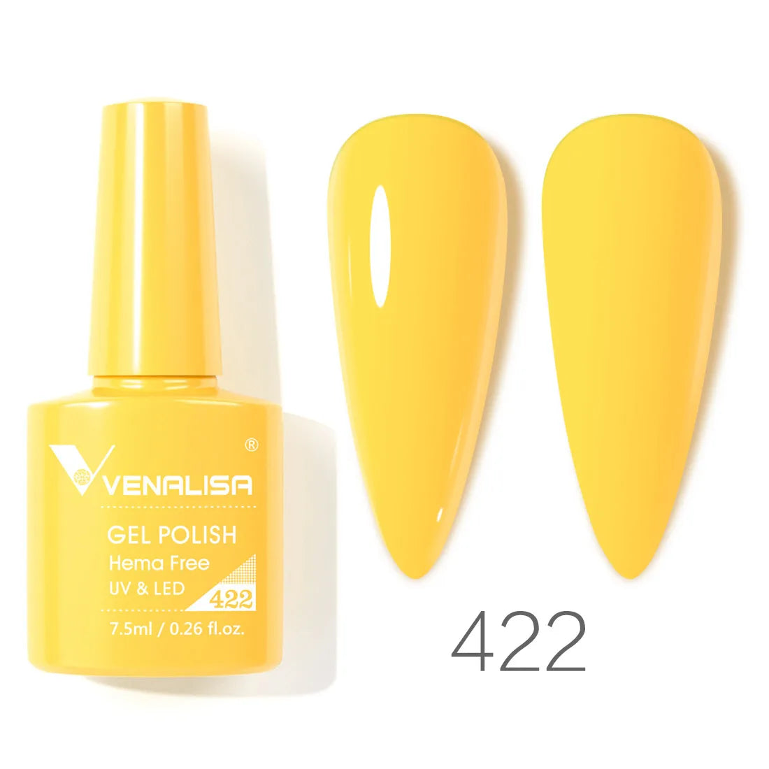 Venalisa Nail Gel Polish 7.5ml HEMA FREE Soak Off UV LED Gel Varnish Full Coverage Super Texture Gorgeous Nail Manicure