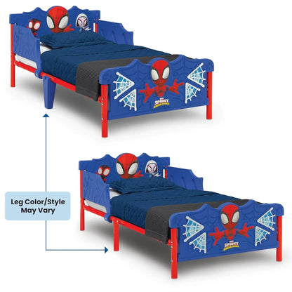 Children Spidey and His Amazing Friends 3D Toddler Bed, Blue