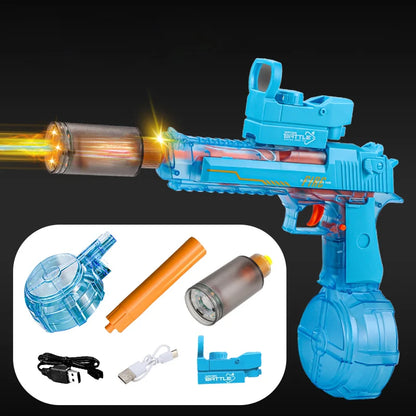 Electric Burst Water Gun Desert Eagle Squirt Toy Powerful Water Blaster Pistols Children Toys Automatic Pistol Guns Summer Toys