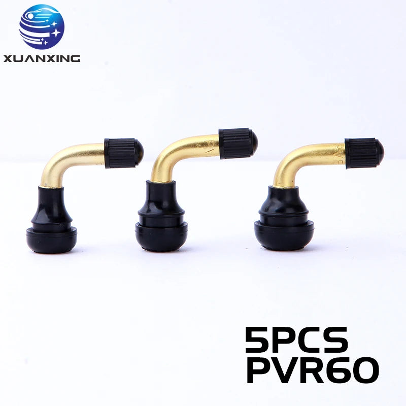 5PCS PVR60 Rubber Valve Core Electric Car Tubeless Tire Valve Battery Car Elbow Motorcycle Valve Removal Tool PVR 60