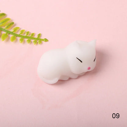 Cartoon Animal Mochi Cat Seal Healing Toy Soft Squeeze Gift Novelty Stress Relief Venting Joking Decompression Funny Toy