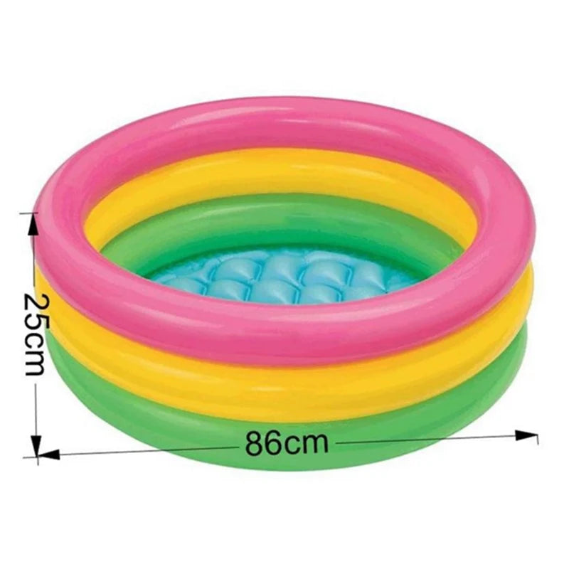 Summer Pool Baby Paddling Play Basin Bathtub Portable Kids Outdoors Sport Play Toys Inflatable Round Mini Swimming Pool Children