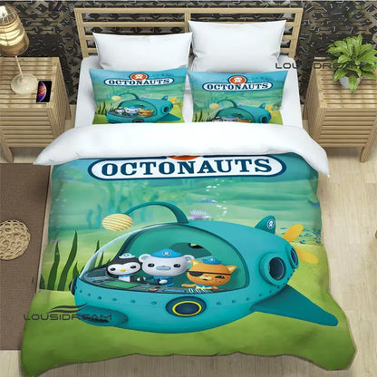 The Octonauts cartoon Bedding Sets exquisite bed supplies set duvet cover bed comforter set bedding set luxury birthday gift