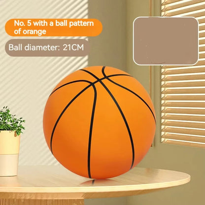 Foam Basketball Kids Silent Basketball Bouncing Mute Silent Ball Bounce Squeezable Mute Bouncing Basketball