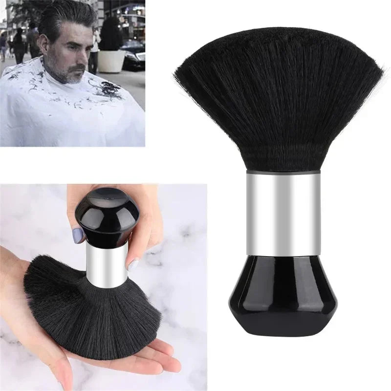 Black Hairdressing Sweeping Neck Hair Cleaning Duster Hair Cutting Brush for Barbershop Hair Cut Brush Tools Barber AccessoriesB