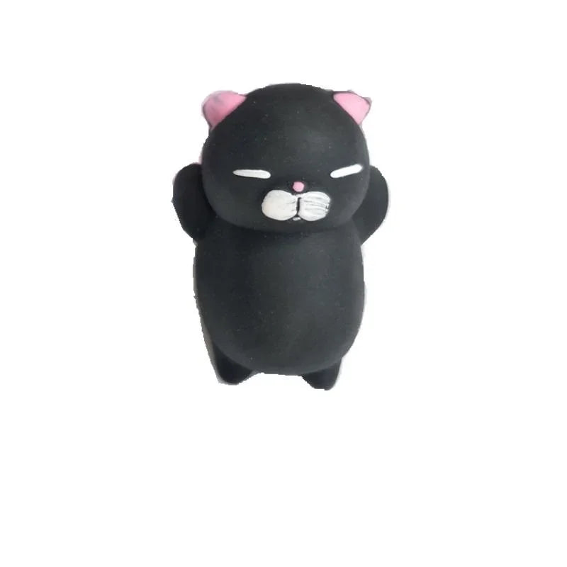 Cartoon Animal Mochi Cat Seal Healing Toy Soft Squeeze Gift Novelty Stress Relief Venting Joking Decompression Funny Toy