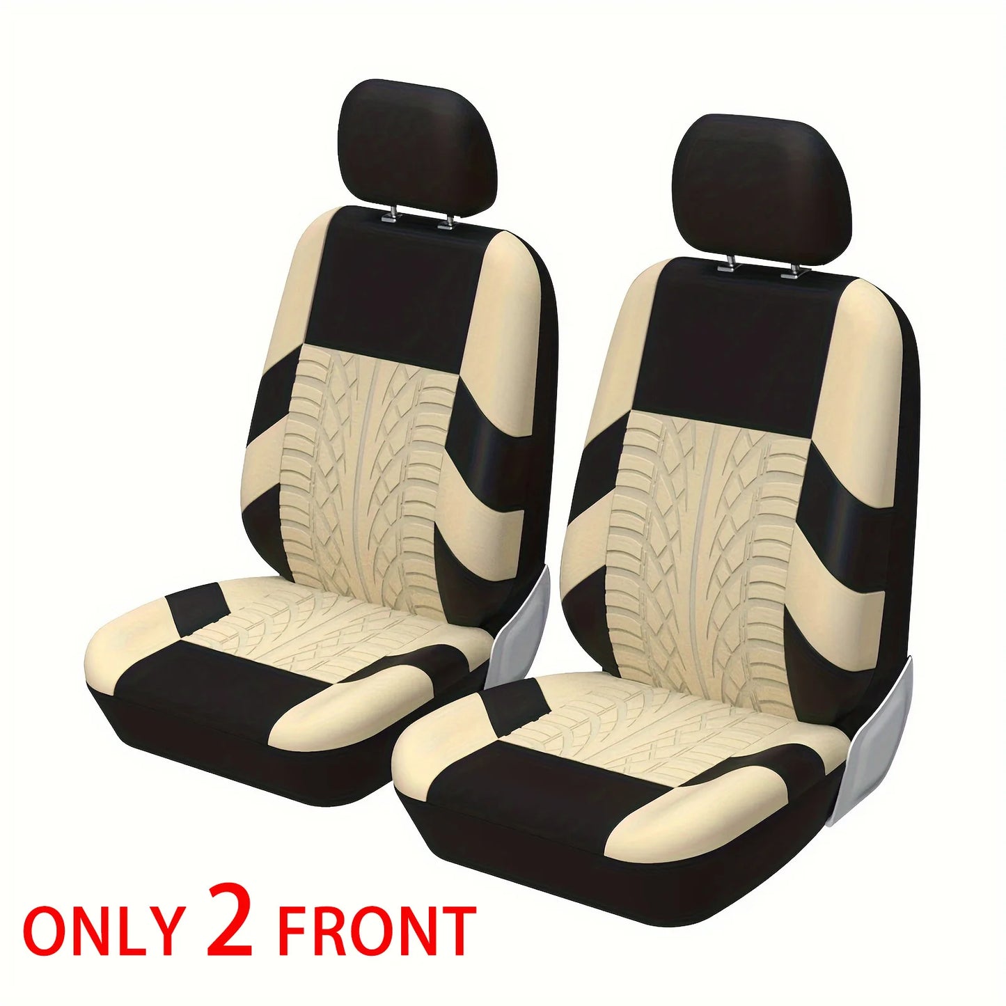 Car Seat Covers Full Set Front Split Rear Bench For Car Universal Cloth SUV Sedan Van Automotive Interior Covers