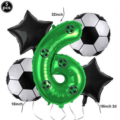 Soccer Theme Disposable Tableware Soccer Party Paper Plate Napkin Straws Cup Football Themed Birthday Party Decoration Supplies