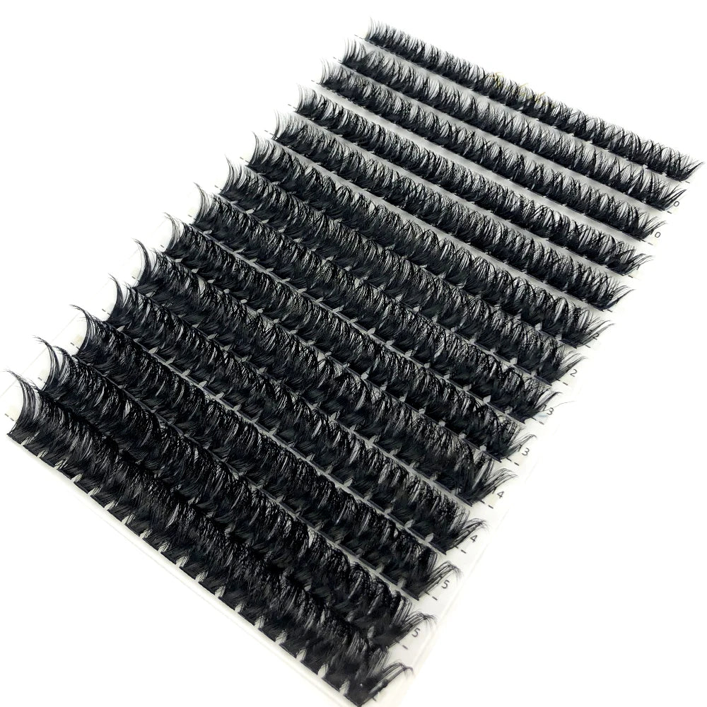 30D 40D 60D 80D Mixed Tray Individual Lashes 3D Russia Volume Eye Lashes Soft Natural Lashes Mink Lash Cluster False Eyelashes