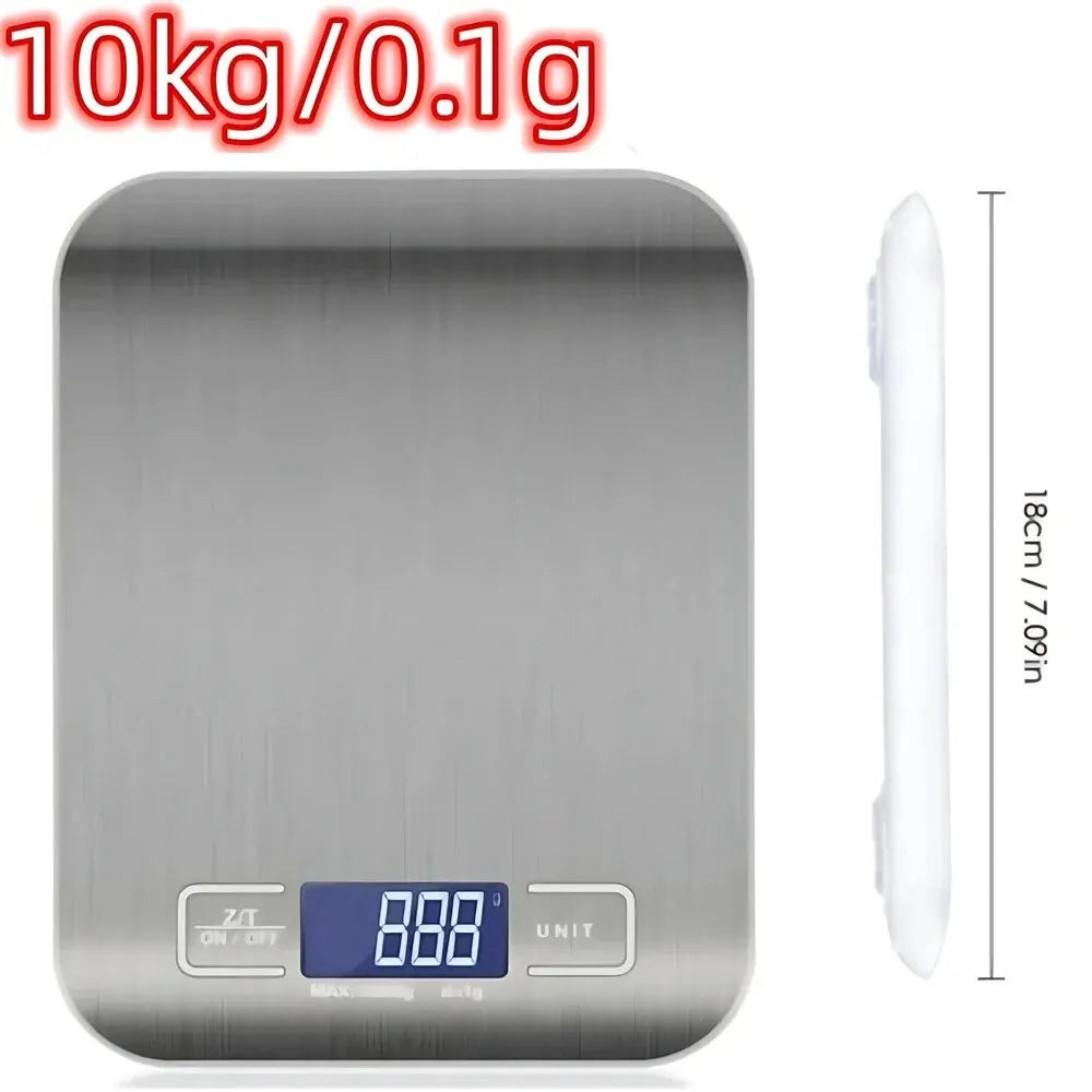 Household Kitchen High-precision Electronic Pastry Baking Scale Small Food Baking Scale 10kg_1g Accurate Weighing