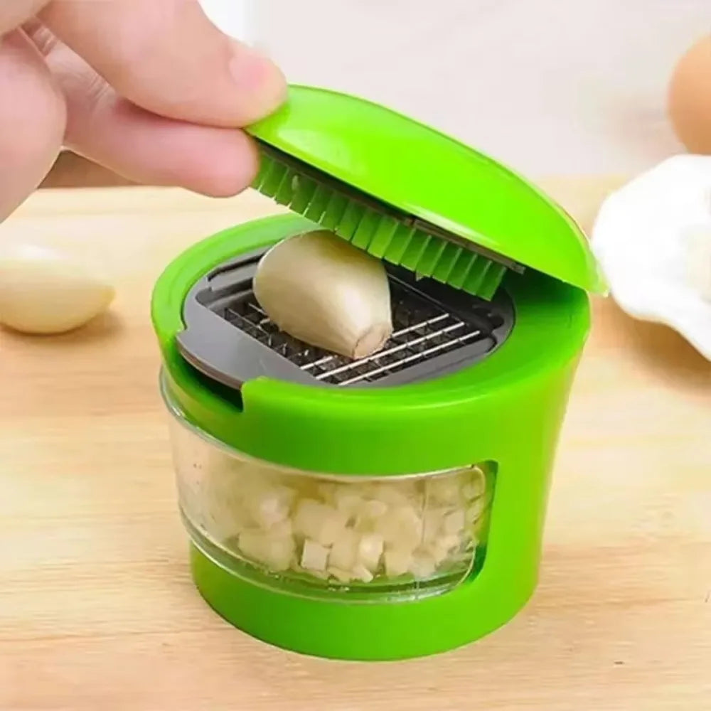 1pc Manual Garlic Press Garlic Mincer Ginger Crusher Kitchen Tool Grater Cutter Peeler Trituradror De Alho