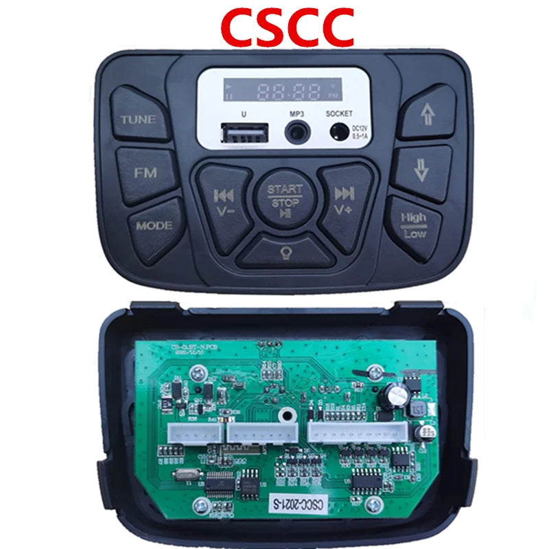 12V 24V 301 302 303 JR1927M 2.4G Bluetooth Multifunctional Central Control Panel for Kids Powered Ride on Car Replacement Parts