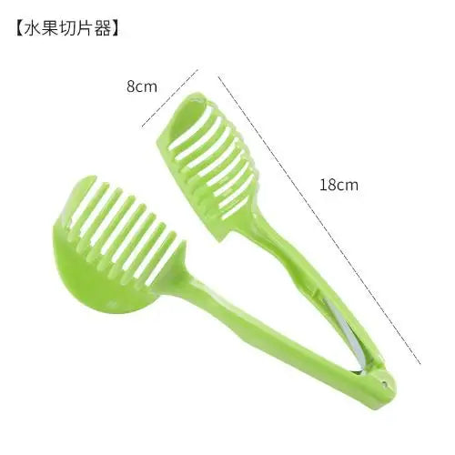 Lemon Slicer Small Multifunctional Hand Clip Tomato Slicer Stainless Steel Fruit Slicing Tool Manual Slicer Kitchen Supplies