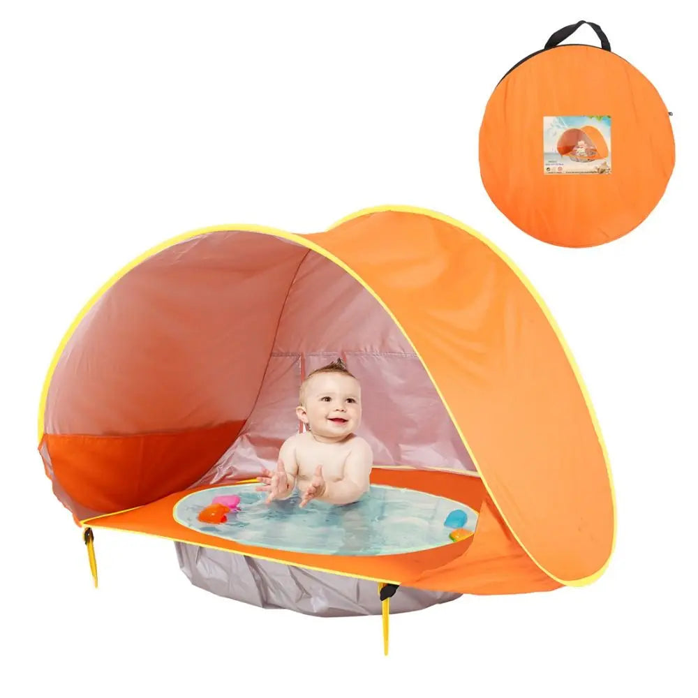 Baby Beach Tent Portable Shade Pool UV Protection Sun Shelter For Infant Outdoor Toys Child Swimming Pool Play House Tent Toys