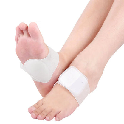 Tcare 1Pair Arch Support Brace - Non-Slip Sole Foot Arch Support Plantar Fasciitis Heel Pain Aid Feet Care Absorb Shock Cushion