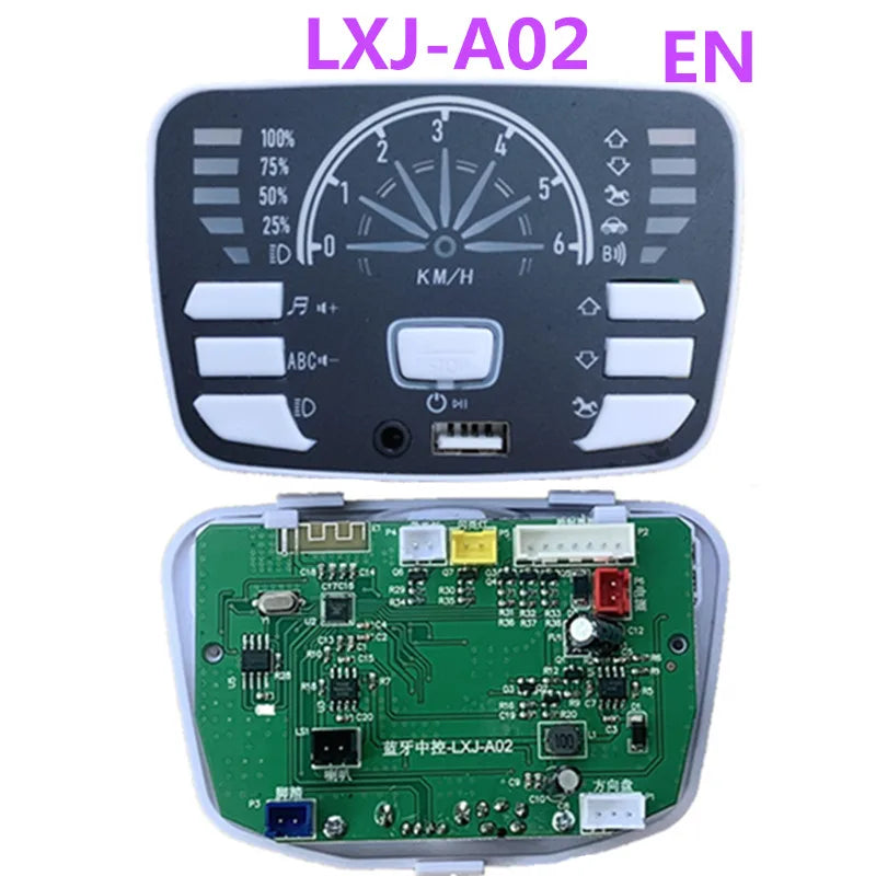 12V 24V 301 302 303 JR1927M 2.4G Bluetooth Multifunctional Central Control Panel for Kids Powered Ride on Car Replacement Parts