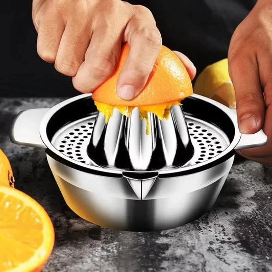 304 Stainless Steel Fruit Lemon Orange Juicer Household Small Creative Juicer Portable Manual Juicer