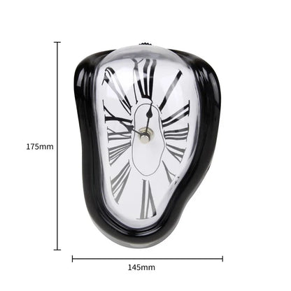 Surrealistic Melting Clock Silent Melting Wall Clock Salvadoran Dali Style Decorative Home Watch Office Shelf Table Gift