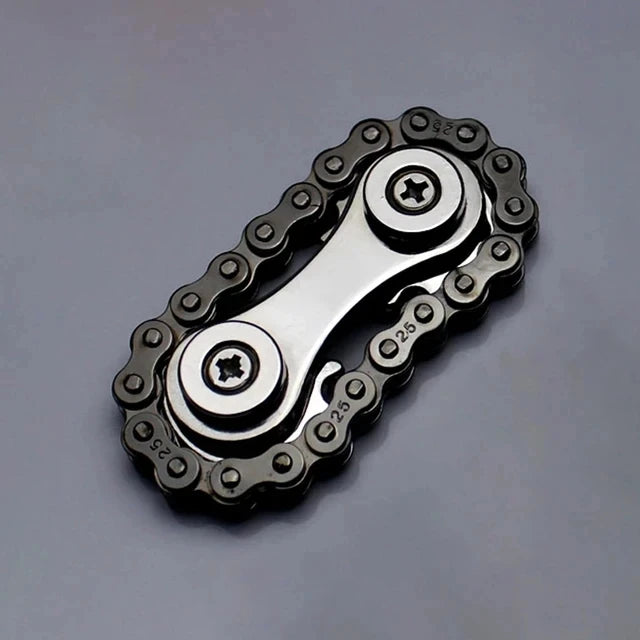 Metal Bike Chains EDC Spinner Sprockets Flywheel Fingertip Gyro Fidget Spinner Antistress Anxiety Fidget Toys For Adult Kids