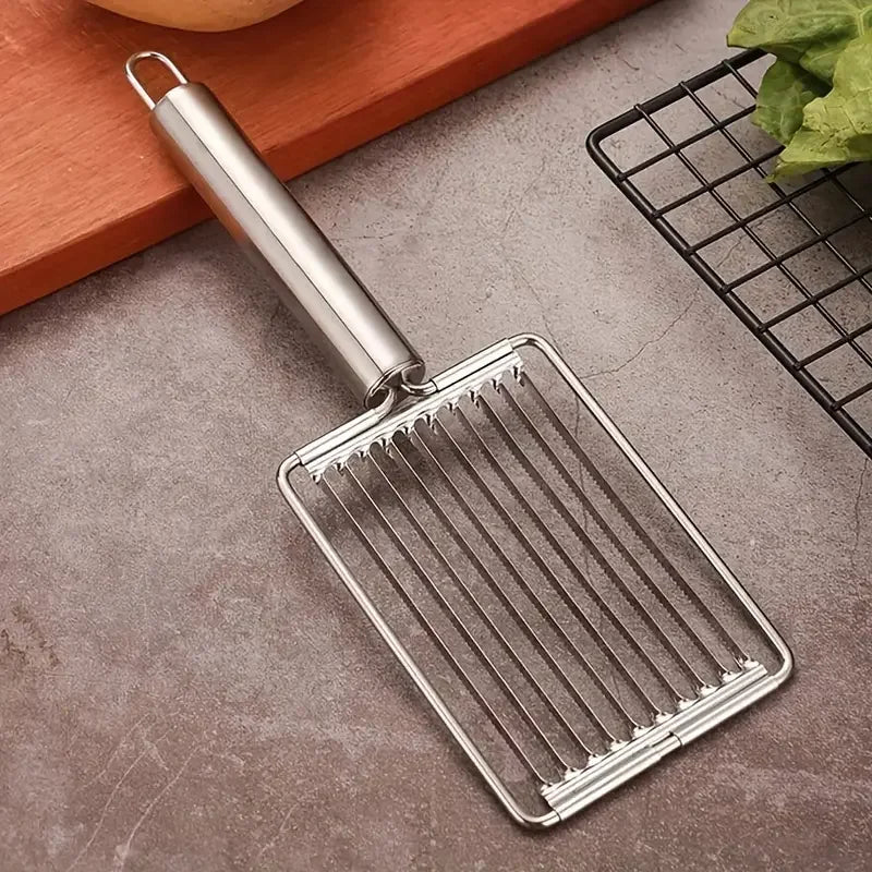 1PC Stainless Steel Tomato Luncheon Meat Slicer Flower Shaped Egg Slicer Fruit Slicer Kitchen Tool  Kitchen Accessories