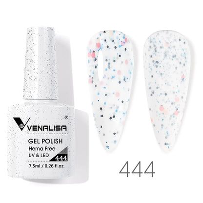 Venalisa Nail Gel Polish 7.5ml HEMA FREE Soak Off UV LED Gel Varnish Full Coverage Super Texture Gorgeous Nail Manicure