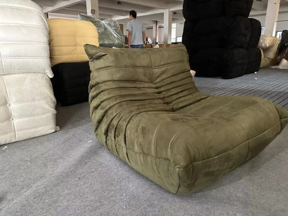 Caterpillar Single Sofa Lazy Couch Tatami Living Room Bedroom Lovely Leisure Single Chair Reading Chair Balcony Rocking Chair