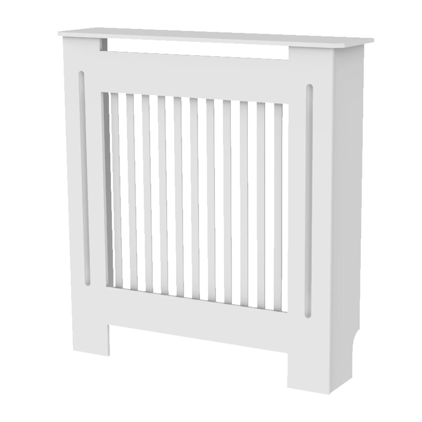 S/M/L/XL White Radiator Cover Wall Cabinet MDF Modern Wood Cabinet Grill Cover