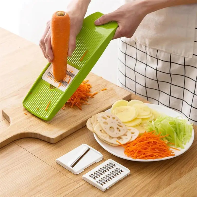 Mandoline Vegetables Slicer Grater Carrot Korean Cabbage Food Processors Manual Cutter Kitchen Accessories Tools with 3 Blades