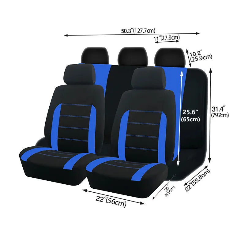 AUTO PLUS Universal Fabric Car Seat Covers Fit For Most Car SUV Truck Van Car Accessories Interior Seat Covers Car