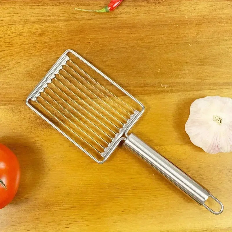 1PC Stainless Steel Tomato Luncheon Meat Slicer Flower Shaped Egg Slicer Fruit Slicer Kitchen Tool  Kitchen Accessories