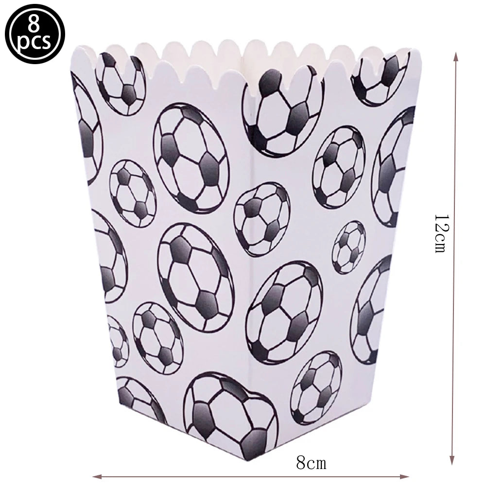 Soccer Theme Disposable Tableware Soccer Party Paper Plate Napkin Straws Cup Football Themed Birthday Party Decoration Supplies