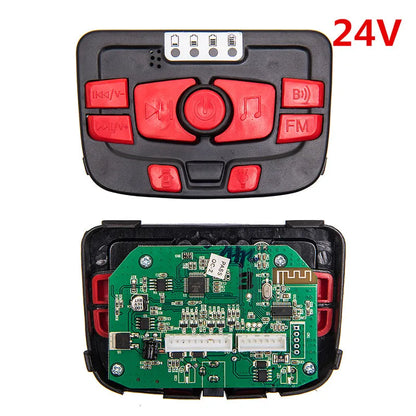 12V 24V 301 302 303 JR1927M 2.4G Bluetooth Multifunctional Central Control Panel for Kids Powered Ride on Car Replacement Parts