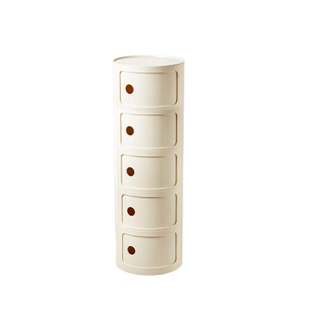 Nordic Ins Net Red Bedside Table Modern Minimalist White Round Creative Small Cabinet Mini Simple Plastic Side Cabinet 협탁