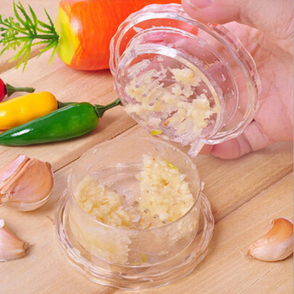 Garlic Crusher Grater Plastic Garlic Stirrer Garlic Press Garlic Masher for Kitchen Vegetable Fruit Supplies Mincer Press Tool