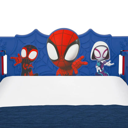 Children Spidey and His Amazing Friends 3D Toddler Bed, Blue