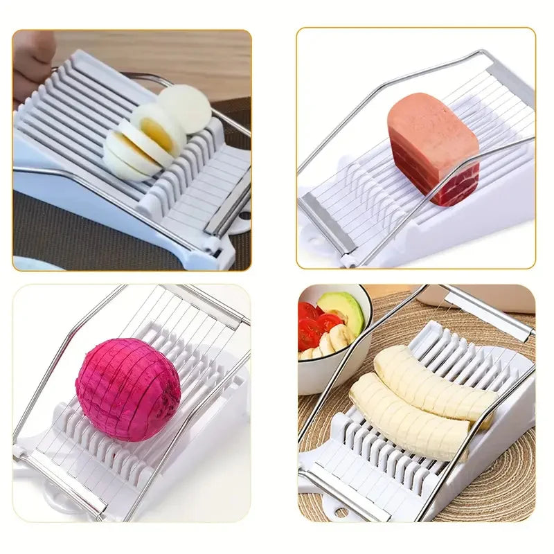 Luncheon Meat Slicer Multifunctional Stainless Steel Ham Fruit Vegetables Egg Cheese Slicers Household Kitchen Cutting Gadgets