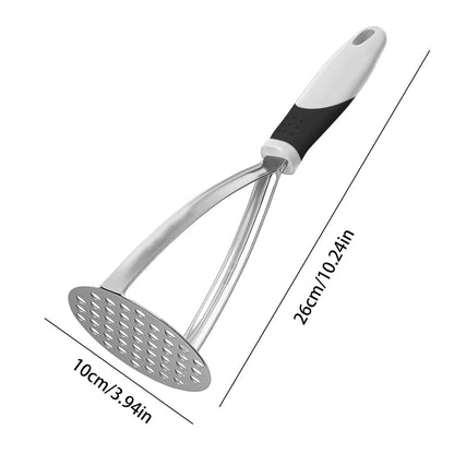 Pressed Potato Masher Ricer Puree Juice Maker Potato Pusher Smooth Mashed Potatoes Crusher Fruit Tools Stainless Steel Kitchen