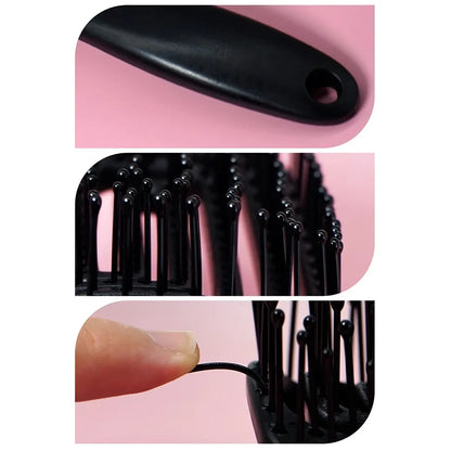 Square Hollow Massage Comb Massage Meridians Scalp Hair Styling Adjuster Quick Blow Dry Household Hair Tool