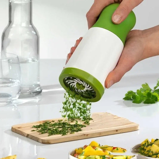 1pc Manual Herb Grinder Spice Mill Parsley Shredder Vegetable Cutter Coriander Mincer Chili and Kitchen Tool Gadget