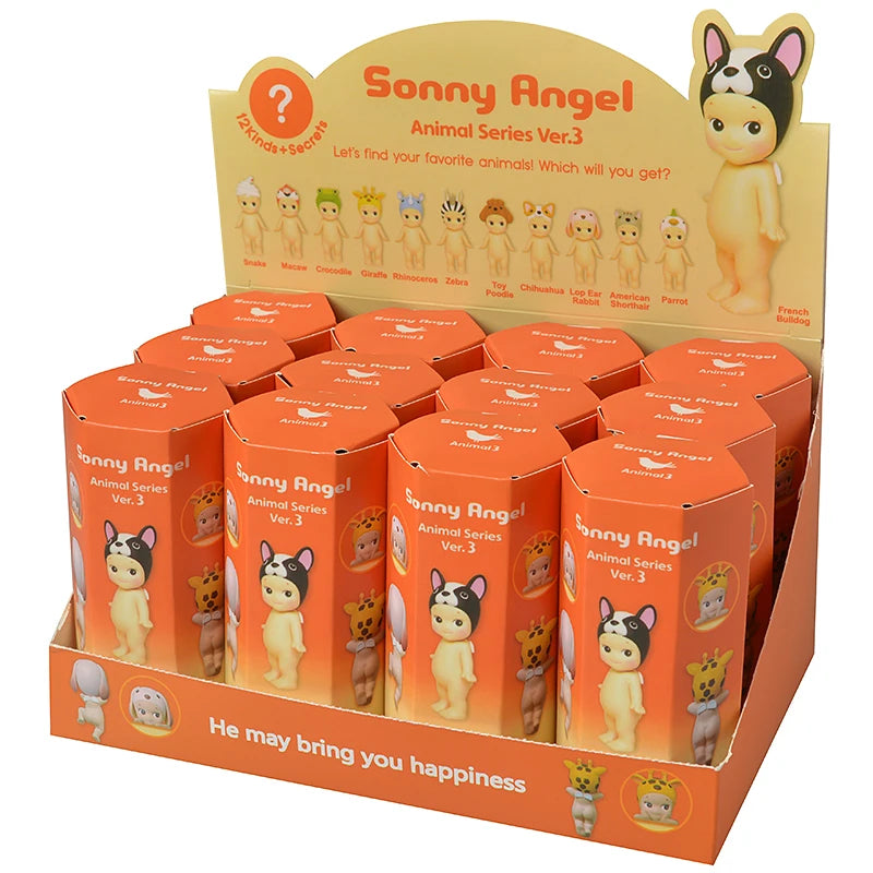 Sonny Angel Animal Blind Box 20th Anniversary Harvest Series Fruit Angel Anime Figures Dolls Toy For Children's Christmas Gift