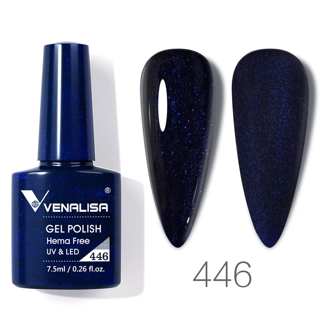 Venalisa Nail Gel Polish 7.5ml HEMA FREE Soak Off UV LED Gel Varnish Full Coverage Super Texture Gorgeous Nail Manicure